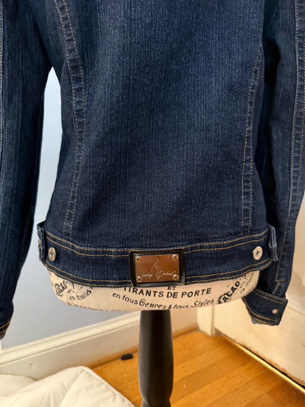 Y2K Baby Phat Rhinestone Denim Jacket - Picture 2 of 8